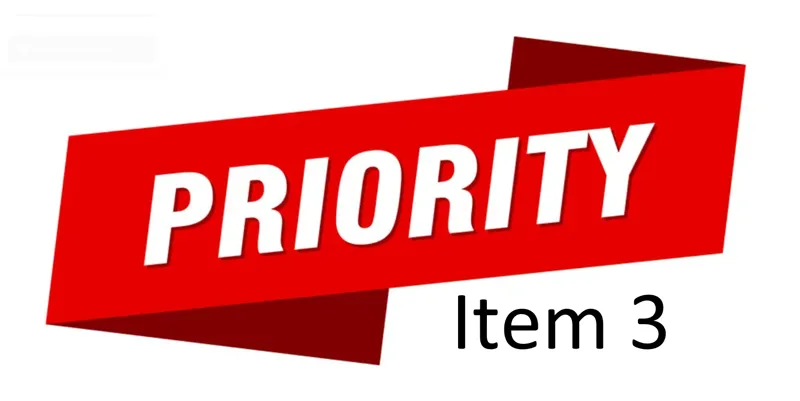 Item with priority filter 3